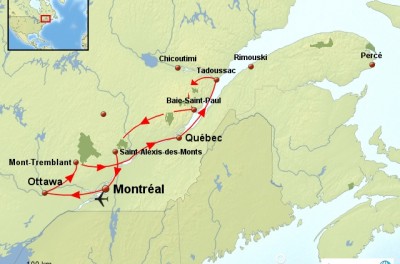 Un petit tour du Québec