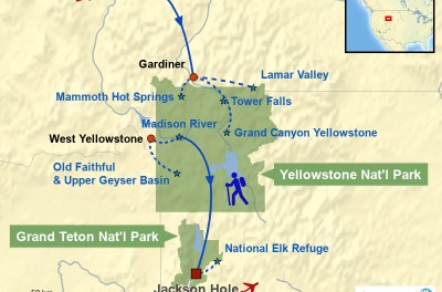 Le Grand Paradis Blanc de Yellowstone