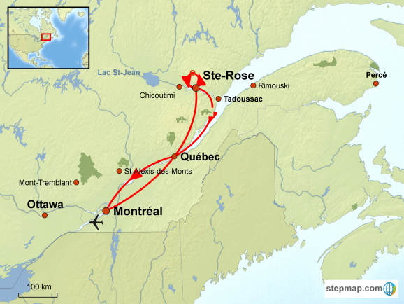 Canada / Québec et Ontario / Neige & hiver / Fjord du Saguenay