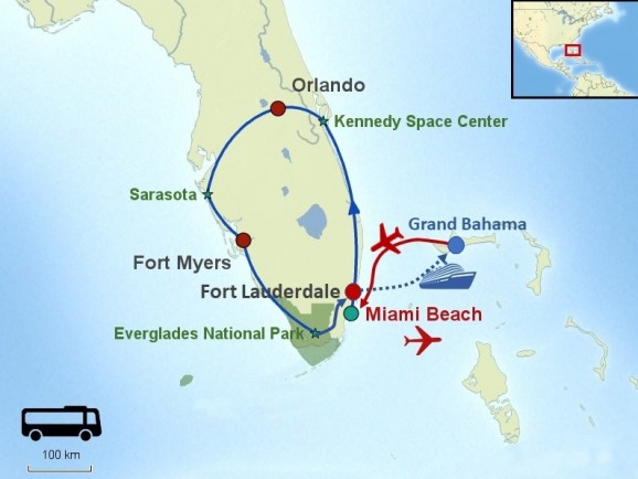 Usa / Sud / Autocar / Floride & Bahamas (2022)