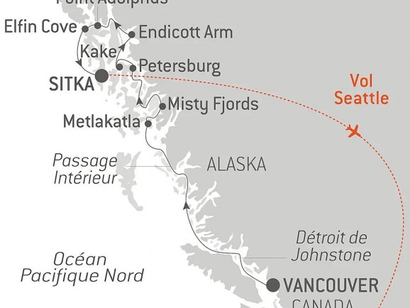 Usa / Alaska  / Croisières / L'Alaska Emblématique, à bord du Soléal