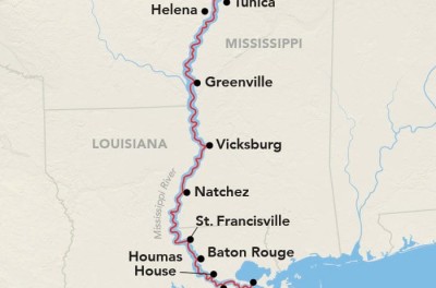 Croisière Mississippi entre La Nouvelle Orléans & Memphis